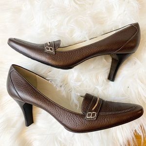 Gorgeous Cole Haan Chocolate Pumps - Like New!